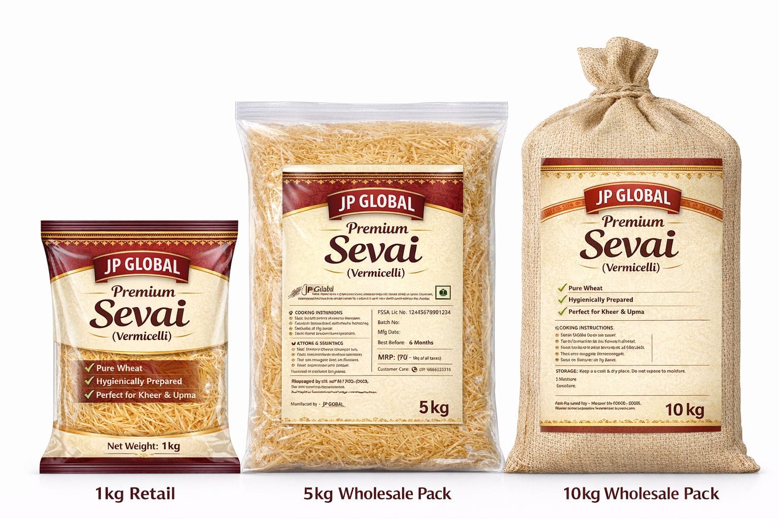 Non-Roasted Whole Wheat (Sevaiya)